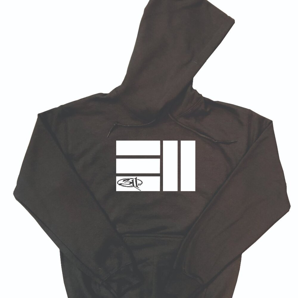 311 Hoodie Black (White Design)
